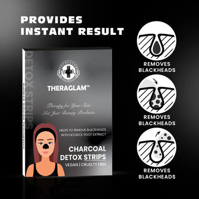 Charcoal Detox Nose Strips Theraglam
