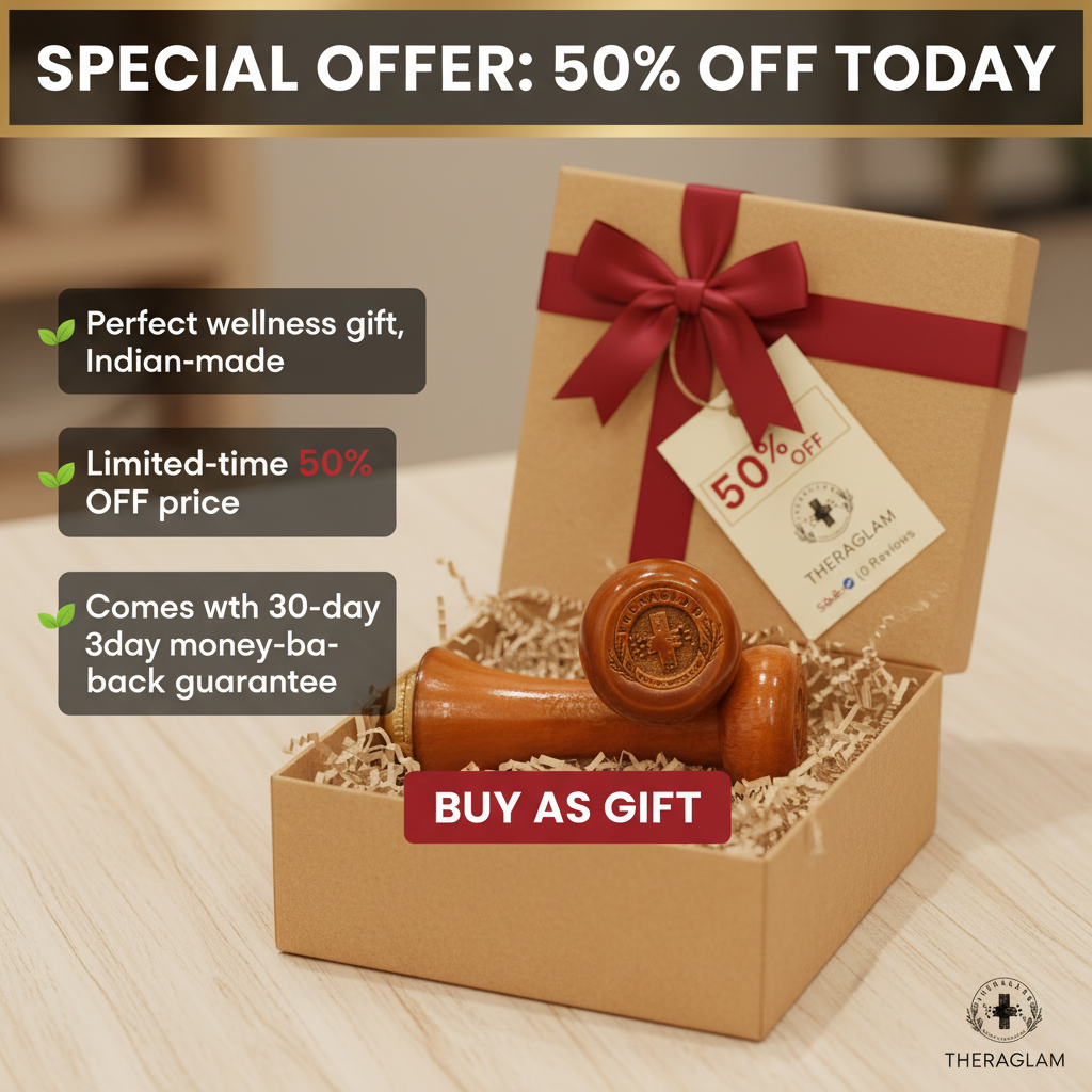 Kansa Wand 2-in-1 Ayurvedic Massager