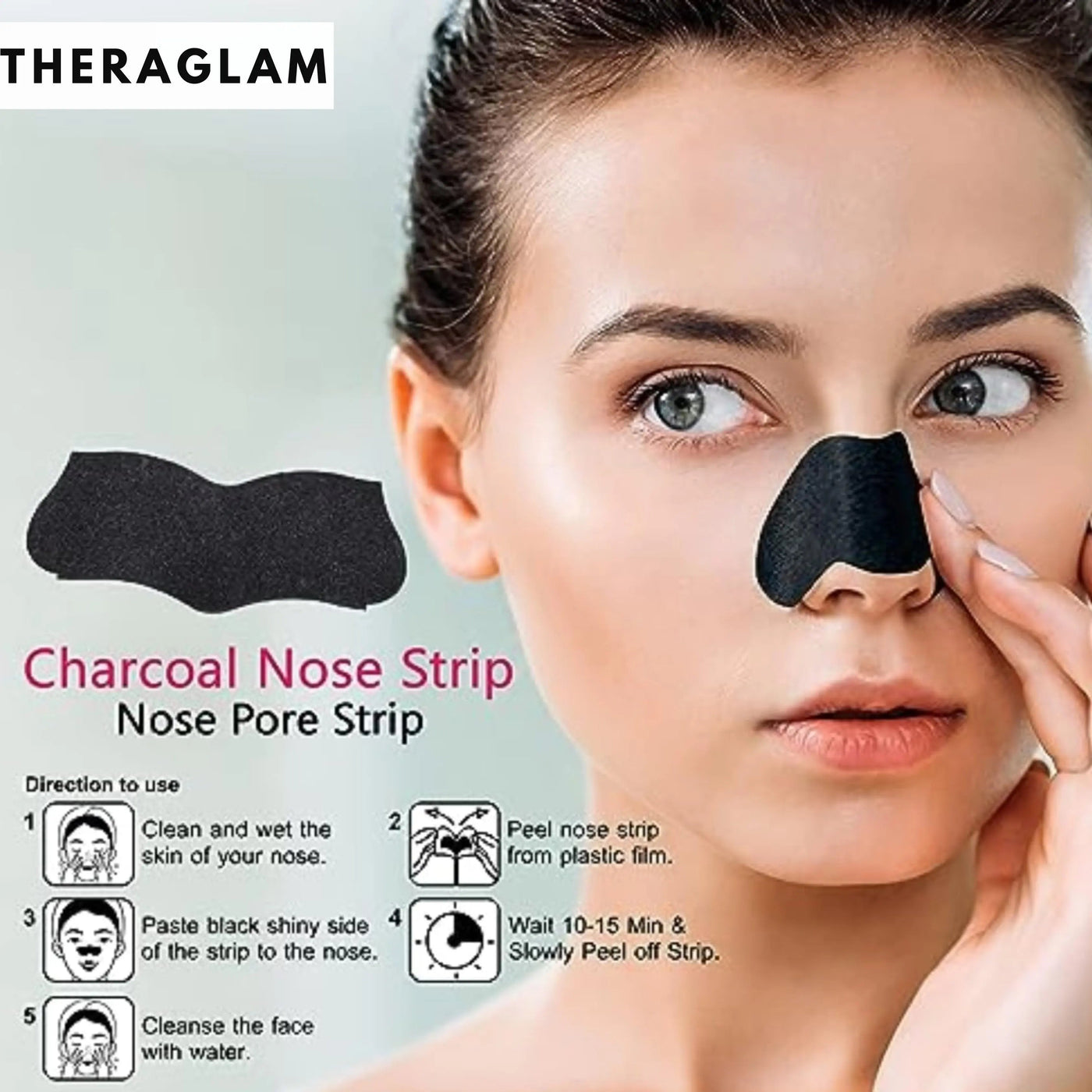 Charcoal Detox Nose Strips Theraglam