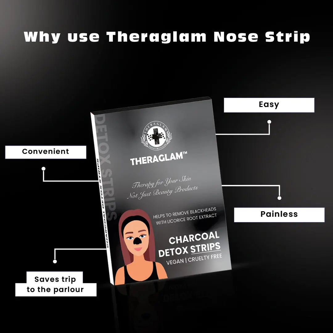 Charcoal Detox Nose Strips Theraglam