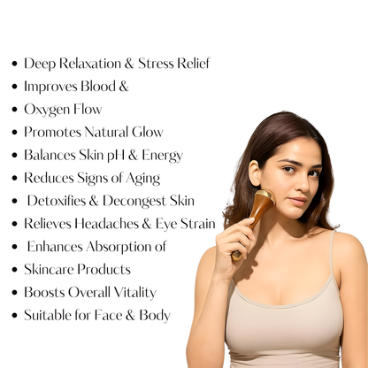 Kansa Wand 2-in-1 Ayurvedic Massager