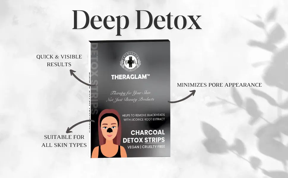 Charcoal Detox Nose Strips Theraglam