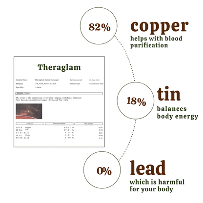 Kansa Wand 2-in-1 Ayurvedic Massager