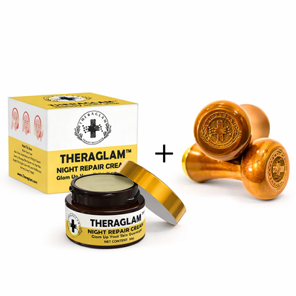 Kansa Wand 2-in-1 Ayurvedic Massager + Night Repair Cream (Ayurvedic Therapy)