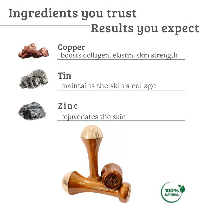 Kansa Wand 2-in-1 Ayurvedic Massager